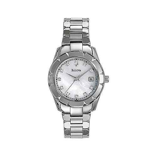 Bulova Women's Diamond Watch 96P101 - Bulova - Modalova