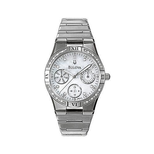 Bulova Women's Diamond Watch 96R104 - Bulova - Modalova