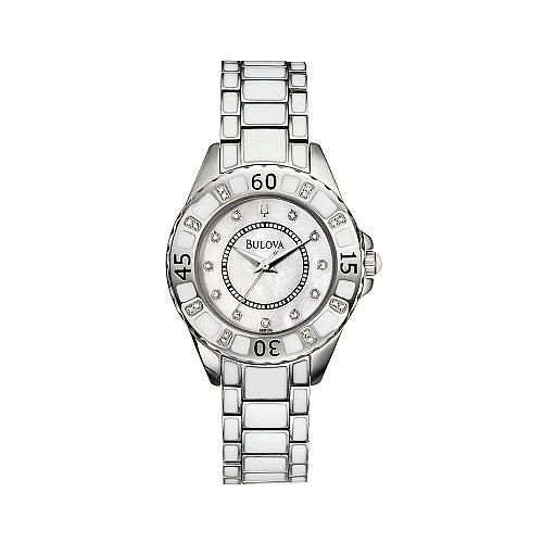 Bulova Women's Diamond Watch 98R124 - Bulova - Modalova