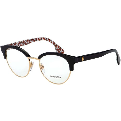 Women's Eyeglasses - Black Round Frame Demo Lens / 0BE2316 3824 - BURBERRY - Modalova