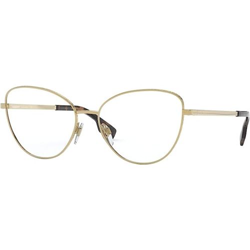 Women's Eyeglasses - Gold Cat Eye Frame Demo Lens / 0BE1341 1017 - BURBERRY - Modalova