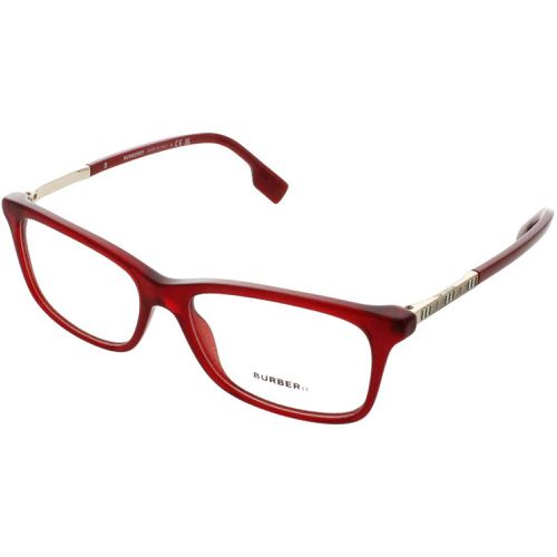 Women's Eyeglasses - Full Rim Red Plastic/Metal Rectangular / 0BE2337 3495 - BURBERRY - Modalova