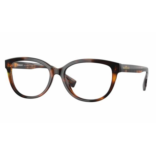 Women's Eyeglasses - Havana Plastic Full Rim Cat Eye Frame / 0BE2357 3985 - BURBERRY - Modalova