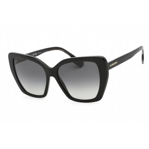 Women's Sunglasses - Full Rim Black Plastic Cat Eye Frame / 0BE4366F 3980T3 - BURBERRY - Modalova