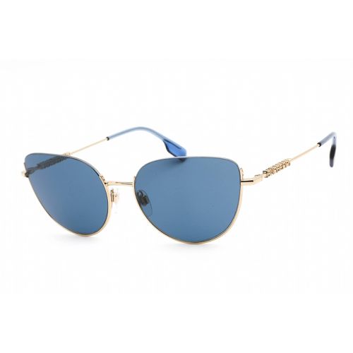 Women's Sunglasses - Full Rim Light Gold Cat Eye Frame / 0BE3144 110980 - BURBERRY - Modalova