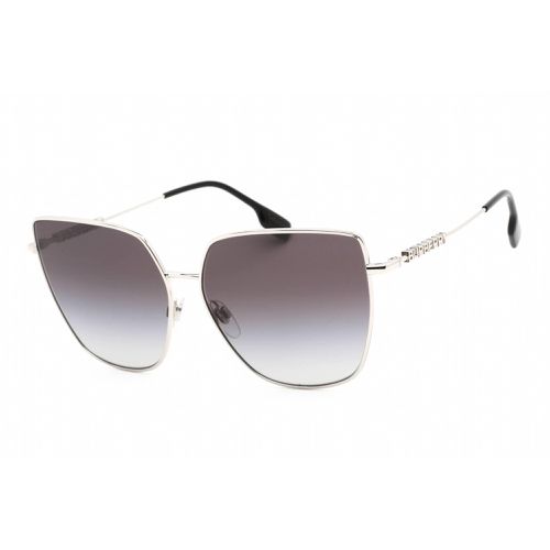 Women's Sunglasses - Full Rim Silver Rectangular Frame / 0BE3143 10058G - BURBERRY - Modalova