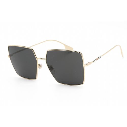 Women's Sunglasses - Light Gold Metal Frame Dark Grey Lens / 0BE3133 110987 - BURBERRY - Modalova