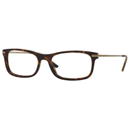 Men's Eyeglasses - Matt Dark Havana Rectangular Frame / 0BE2195 3536 - BURBERRY - Modalova