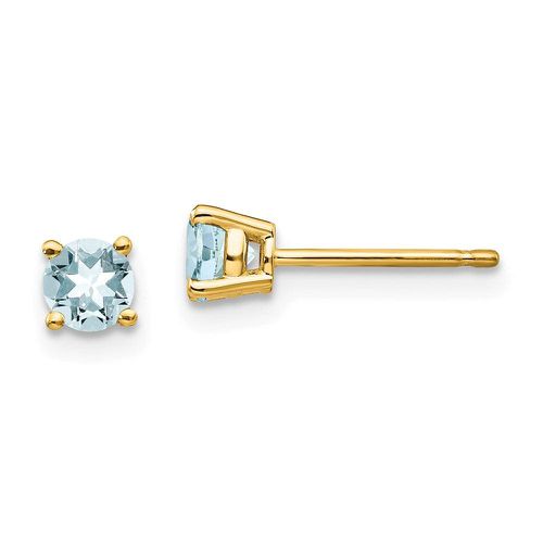K Aquamarine Post Earrings - Jewelry - Modalova