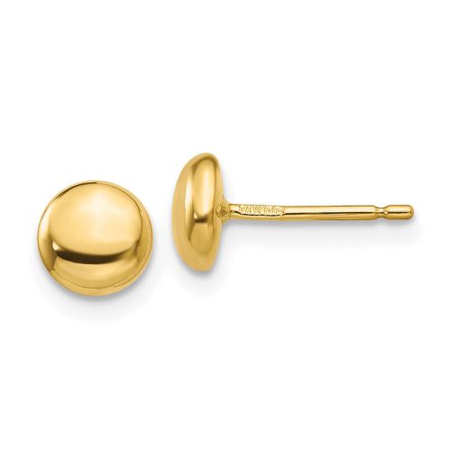 K Polished Button Post Ear - Jewelry - Modalova