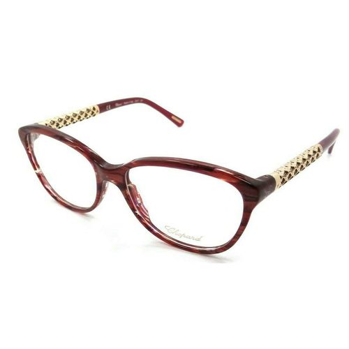 Women's Eyeglasses - Red/Gold Marble Frame Demo Lens / VCH182S-01GJ-53-16-140 - Chopard - Modalova