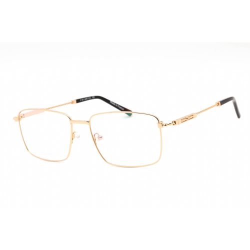 Men's Eyeglasses - Full Rim Shiny Gold Rectangular Titanium / PC75101 C01 - Charriol - Modalova