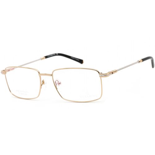 Women's Eyeglasses - Full Rim Shiny Gold/Silver/Black Frame / PC75079 C01 - Charriol - Modalova