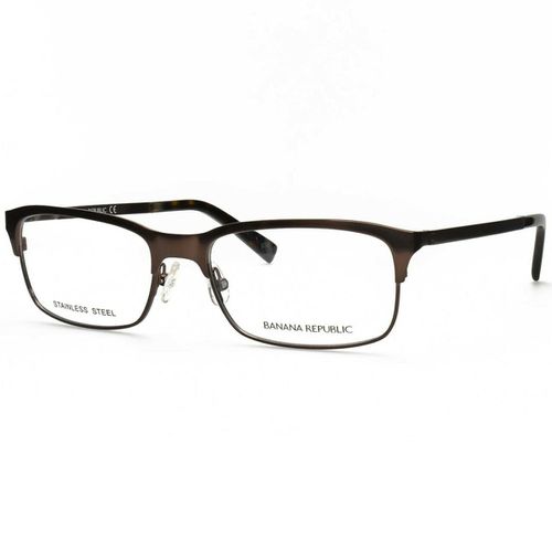 Men's Eyeglasses - Hunter Semi Matte Brown / Hunter-0JYS-53-17-140 - Banana Republic - Modalova