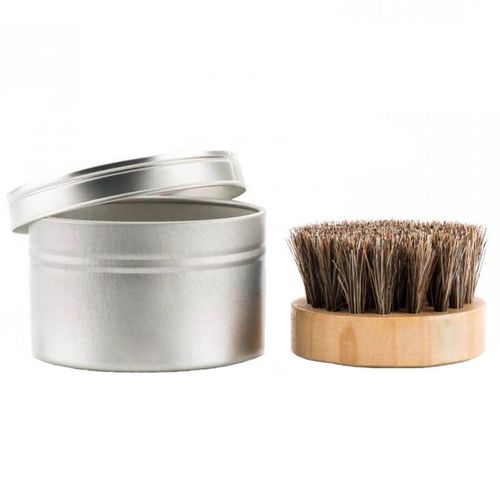 Men's Beard Oil Brush - Maple Wood Base / Brush5129 - Can You Handlebar - Modalova