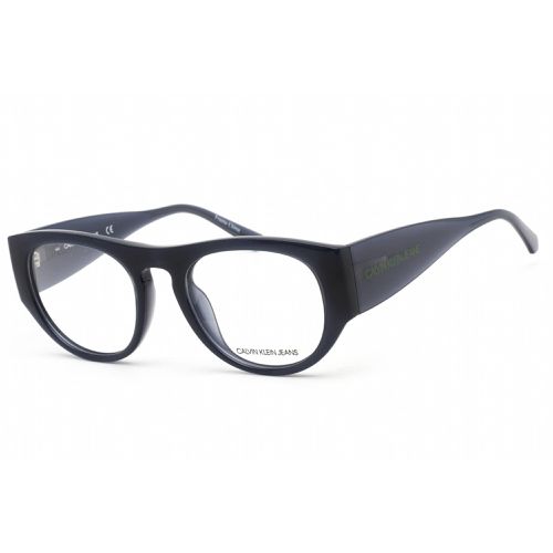 Unisex Eyeglasses - Milky Navy Plastic Oval Frame / CKJ19510 405 - Calvin Klein Jeans - Modalova