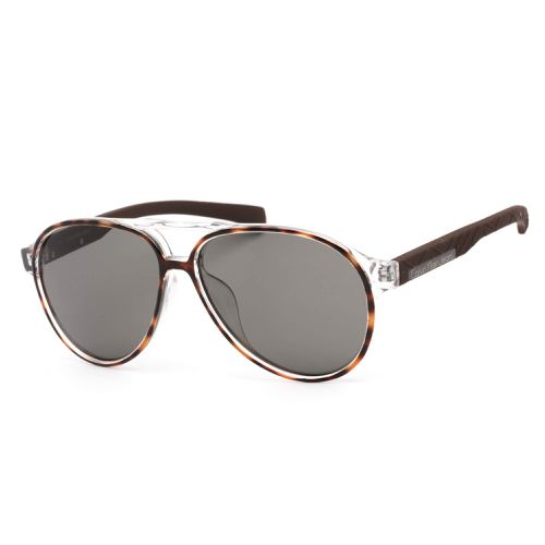 Unisex Sunglasses - Warm Tortoise Aviator Frame / CKJ805SAF 202 - Calvin Klein Jeans - Modalova