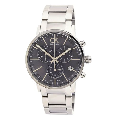 K7627161 Men's Post-Minimal Chrono Swiss Watch - Calvin Klein - Modalova