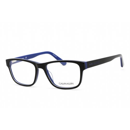 Men's Eyeglasses - Black/Cobalt Plastic Rectangular Frame / CK18540 003 - Calvin Klein - Modalova
