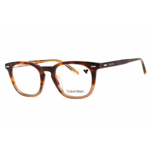 Men's Eyeglasses - Brown Havana Plastic Rectangular Frame / CK21711 221 - Calvin Klein - Modalova