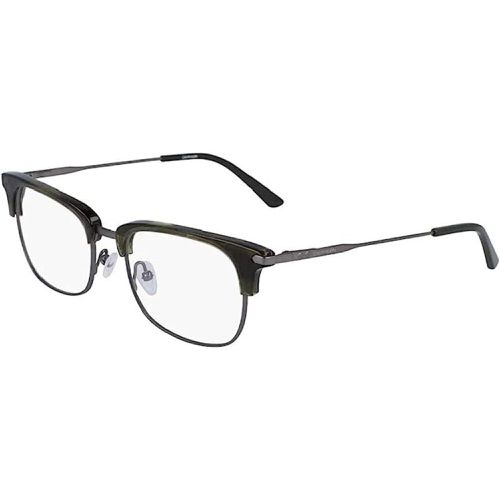 Men's Eyeglasses - Cargo Havana Square Frame / CK19105 345 - Calvin Klein - Modalova