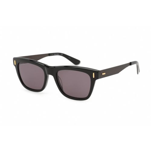 Men's Sunglasses - Black Square Full Rim Frame Grey Lens / CK21526S 001 - Calvin Klein - Modalova