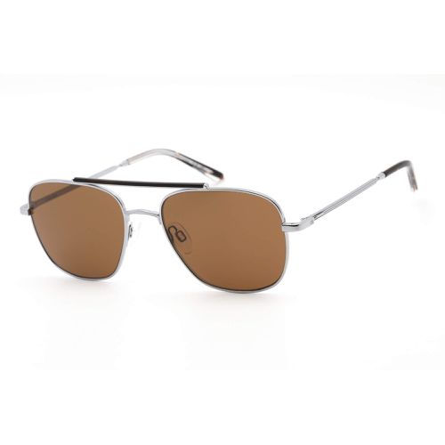 Men's Sunglasses - Light Gunmetal/Dark Tortoise Aviator / CK21104S 008 - Calvin Klein - Modalova