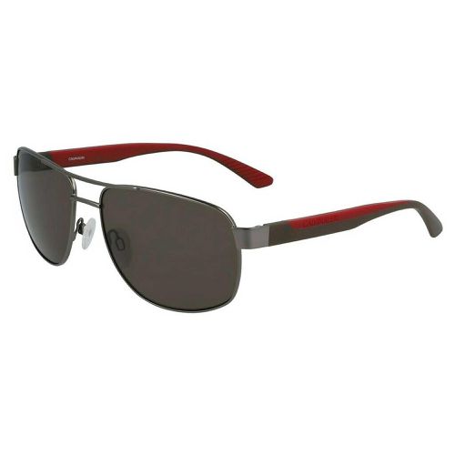 Men's Sunglasses - Matte Gunmetal Pilot Full Rim Frame / CK20319S 008 - Calvin Klein - Modalova