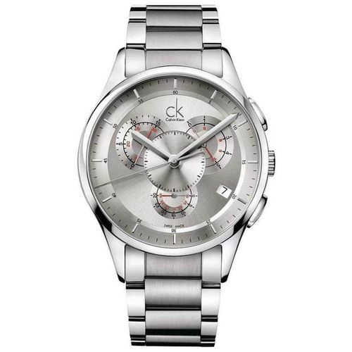 Men's Quartz Watch - Basic Chrono Stainless Steel Bracelet / K2A27193 - Calvin Klein - Modalova