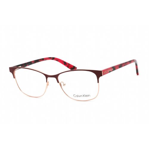 Women's Eyeglasses - Berry Metal Rectangular Shape Frame / CK19305 654 - Calvin Klein - Modalova
