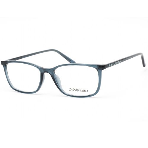 Women's Eyeglasses - Crystal Teal Frame Clear Demo Lens / CK19512 430 - Calvin Klein - Modalova