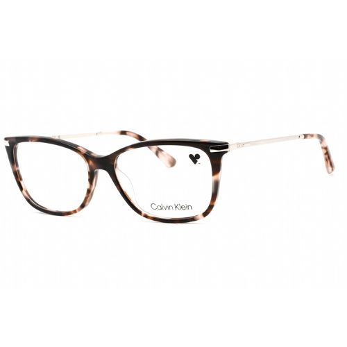 Women's Eyeglasses - Full Rim Rose Tortoise Plastic Frame / CK22501 663 - Calvin Klein - Modalova