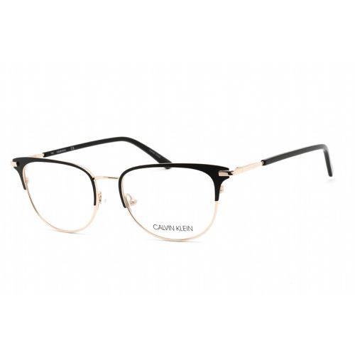 Women's Eyeglasses - Satin Black Metal Rectangular Frame / CK20303 001 - Calvin Klein - Modalova