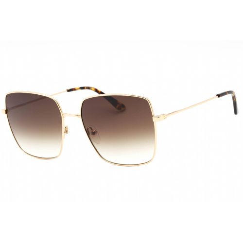 Women's Sunglasses - Full Rim Shiny Gold Metal Frame / CK20135S 717 - Calvin Klein - Modalova