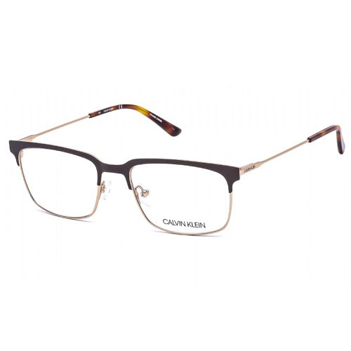 Unisex Eyeglasses - Brown Square Frame Clear Lens, 53 mm / CK18109 200 - Calvin Klein - Modalova