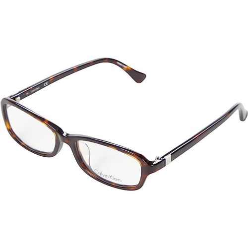 Unisex Eyeglasses - Tortoise Plastic Frame / CK5907A 214 - Calvin Klein - Modalova