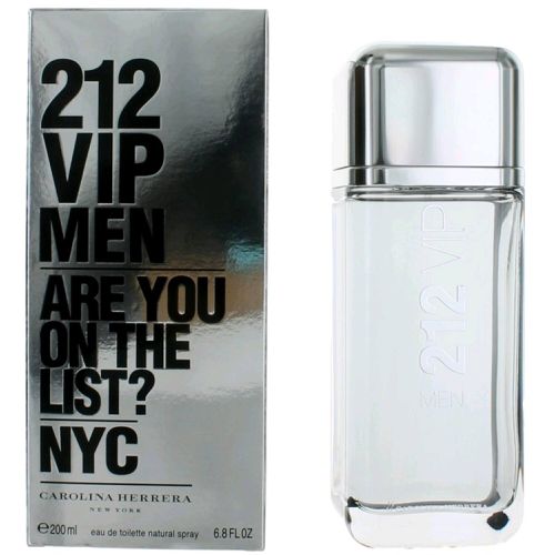 Men's Eau De Toilette Spray - 212 VIP Exquisite Fragrance, 6.7 oz - Carolina Herrera - Modalova