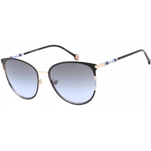 Women's Sunglasses - Gold Blue Butterfly Frame / CH 0029/S 0LKS GB - Carolina Herrera - Modalova