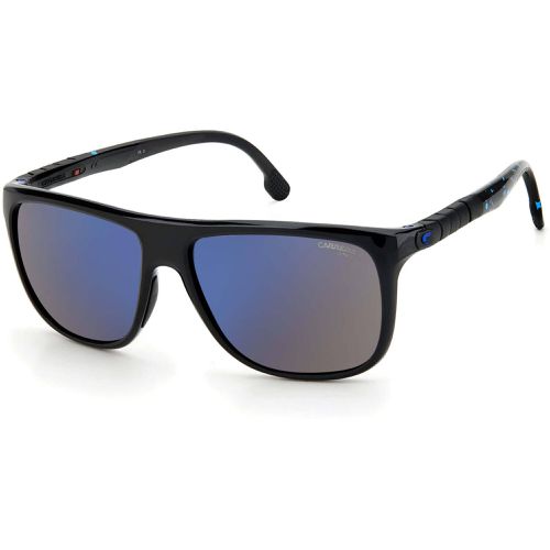Men's Sunglasses - Black/Blue Plastic Frame Sky Blue Lens / HYPERFIT 17/S 0D51 - Carrera - Modalova