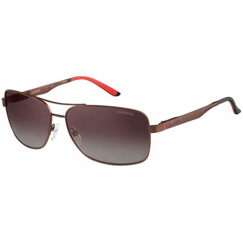 Men's Sunglasses - Brown Gradient Lens Metal Frame / 8014-S-0NLX-LA-61-14-140 - Carrera - Modalova