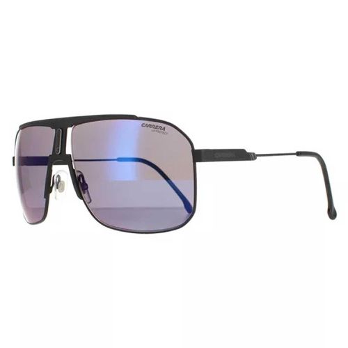 Men's Sunglasses - Full Rim Matte Black Metal Aviator Frame / 1043/S 0003 - Carrera - Modalova