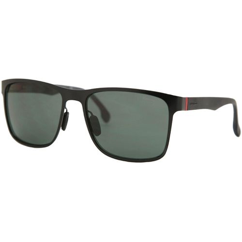 Men's Sunglasses - Full Rim Matte Black Metal Square Frame / 8026/S 0003 00 - Carrera - Modalova