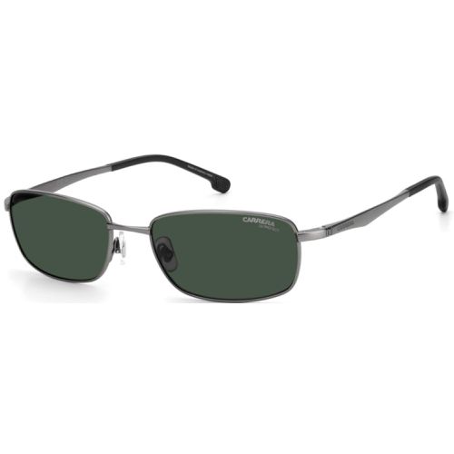 Men's Sunglasses - Matte Ruthenium Rectangular Frame / 8043/S 0R80 - Carrera - Modalova