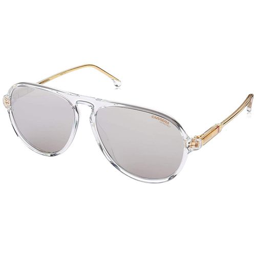 Men's Sunglasses - Silver Mirror Lens Plastic Frame / 198-S-0900-T4-57-14-145 - Carrera - Modalova