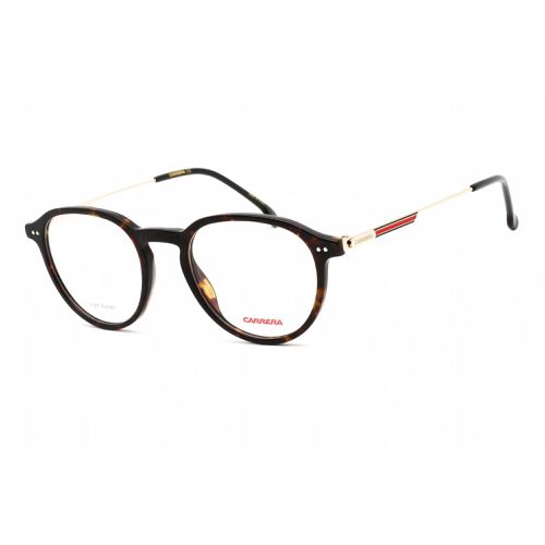 Unisex Eyeglasses - Havana Acetate Round Shape Frame / 1119 0086 00 - Carrera - Modalova
