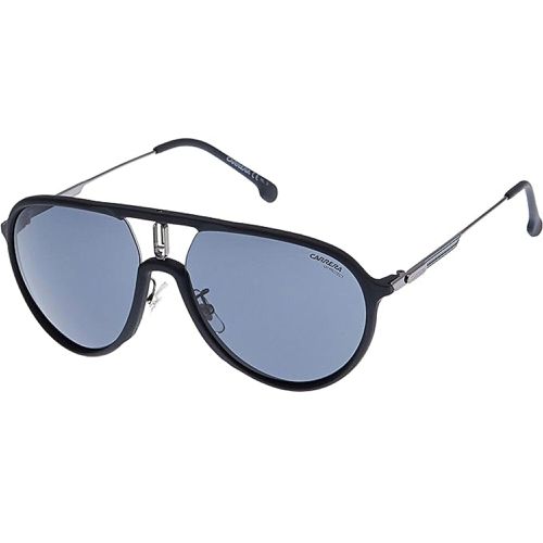 Unisex Sunglasses - Matte Black Plastic Pilot Frame Grey Lens / CA1026S 0003 - Carrera - Modalova