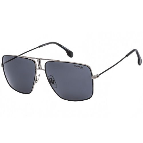 Unisex Sunglasses - Grey Lens Ruthenium Black Square Frame / 1006/S 0TI7 00 - Carrera - Modalova