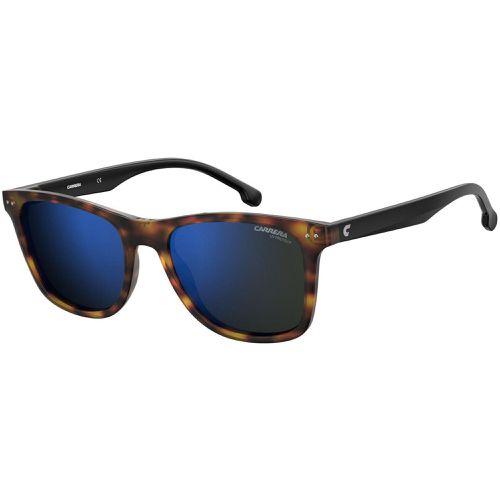 Unisex Sunglasses - Tortoise Plastic Square Frame / 2022T/S 005L XT - Carrera - Modalova