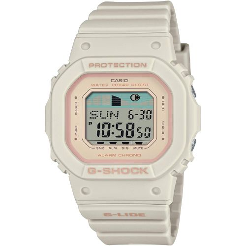 Women's Digital Watch - G-Shock G-Lide Pink and Grey Dial Strap / GLX-S5600-7CR - Casio - Modalova