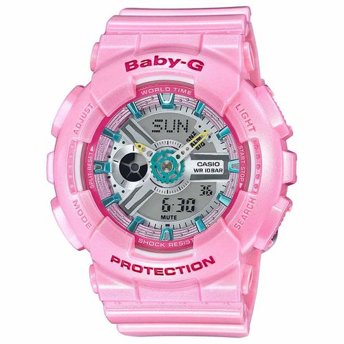 BA110CA-4A Women's Pink Resin Strap Baby-G Watch - Casio - Modalova